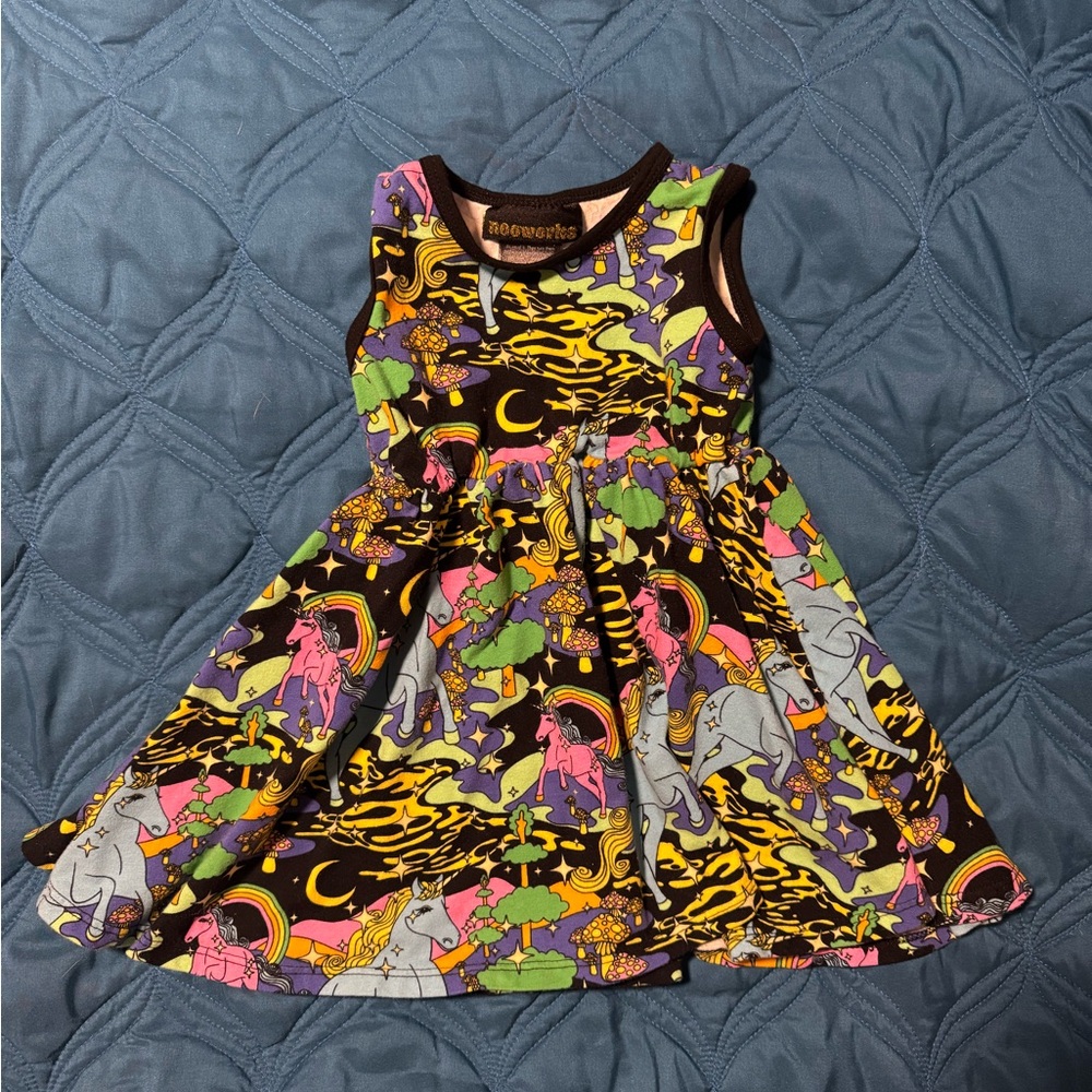 Nooworks - Tiny Dancer toddler dress - Unicorn - 2T